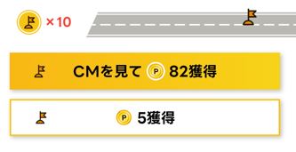 エブリポイント　移動10回